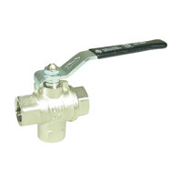 137072   BLA   Three Way Ball Valves - Chrome Plated Brass