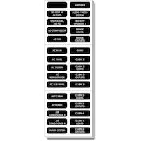 8067     Blue Sea 8067 AC Panel Extended 120 Label Set     13934