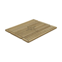 139448   BLA   Nautic Star Teak Table Tops - Folding Rectangular Wing