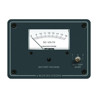 8015     Blue Sea 8015 DC Analog Voltmeter w/Panel     13981