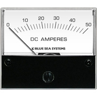 8022     Blue Sea 8022 DC Analog Ammeter - 2-3/4 Face, 0-50 AMP DC     14769