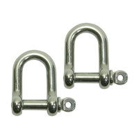 161002P2   BLA   BLA Standard 'D' Shackles - Stainless Steel