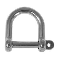 161044   BLA   BLA Wide 'D' Shackles - Stainless Steel