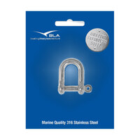 161066P   BLA   BLA Standard 'D' Shackles - Stainless Steel Captive Pin