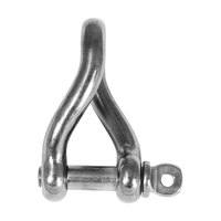 161112   BLA   BLA Twisted Shackles - Stainless Steel