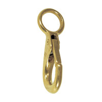 164214   BLA   Swivel & Fixed Eye Snap Hooks - Brass