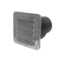 176024   BLA   Louvre Vents - Stainless Steel with Tail