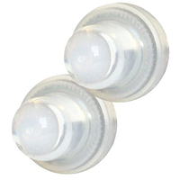 4135     Blue Sea 4135 Push Button Reset Only Circuit Breaker Boot - Clear- 2-Pack     20399