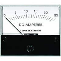 8005     Blue Sea 8005 DC Analog Ammeter - 2-3/4" Face, 0-25 Amperes DC     20682