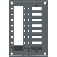 8087     Blue Sea 8087 8 Position DC C-Series Panel - Blank     20696