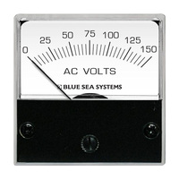 8244     Blue Sea 8244 AC Analog Micro Voltmeter - 2" Face, 0-150 Volts AC     20754