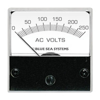 8245     Blue Sea 8245 AC Analog Micro Voltmeter - 2" Face, 0-250 Volts AC     20755