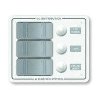 8274     Blue Sea 8274 Water Resistant Panel - 3 Position - White - Vertical Mount     20779