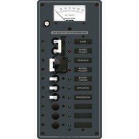 8489     Blue Sea 8489 Breaker Panel - AC 2 Sources + 6 Positions - White     20868