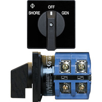 9011     Blue Sea 9011 Switch, AV 120VAC 65A OFF +2 Positions     20951