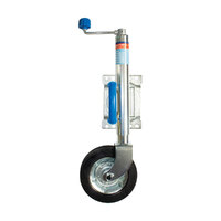 213126   BLA   ARK Jockey Wheel - Swing-Away 200mm Rubber Wheel