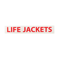 226400   BLA   Life Jacket Boat Stickers