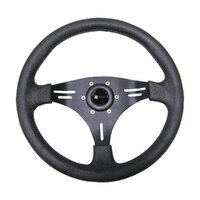 271090   BLA   Luisi Steering Wheel - Manta Three Spoke Aluminium