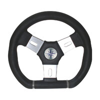 271114   BLA   Luisi Steering Wheel - Elba Three Spoke Aluminium