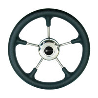 271210   BLA   Steering Wheel - Bosun Five Spoke Stainless Steel