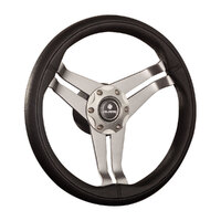 271220   BLA   Gussi&reg; Italia Steering Wheel - Carega Three Spoke Aluminium