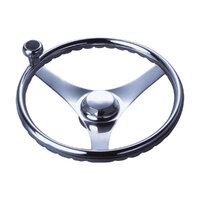 271266   BLA   Steering Wheel - Three Spoke Stainless Steel