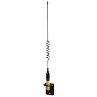 5216     Shakespeare VHF 15in 5216 SS Black Whip Antenna - Bracket Included     29062