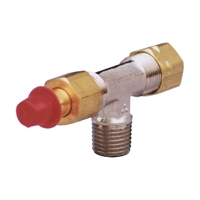 293622   BLA   Horizontal Bleeder Tee - Brass