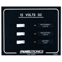 9972207B     Paneltronics Standard DC 3 Position Breaker Panel w/LEDs     29768