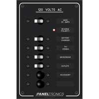 9982305B     Paneltronics Standard AC 6 Position Breaker Panel & Main     29801