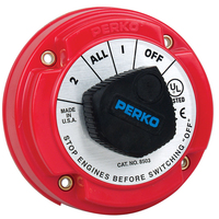 8503DP     Perko 8503DP Medium Duty Battery Selector Switch w/Alternator Field Disconnect w/o Key Lock     33116