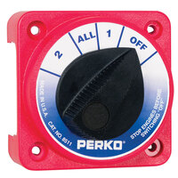 8511DP     Perko Compact Medium Duty Battery Selector Switch w/o Key Lock     33118