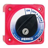 9612DP     Perko 9612DP Compact Medium Duty Main Battery Disconnect Switch w/Key Lock     33124