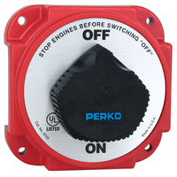 9703DP     Perko 9703DP Heavy Duty Battery Disconnect Switch w/ Alternator Field Disconnect     33125