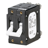 206-132     Paneltronics 'C' Frame Magnetic Circuit Breaker - 60 Amp - Double Pole - White     33827