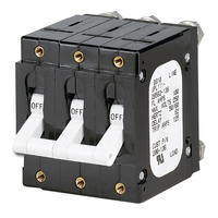 206-136     Paneltronics 'C' Frame Magnetic Circuit Breaker - 100 Amp - Triple Pole - White     33832