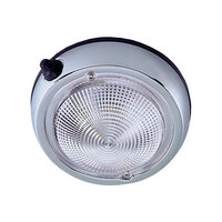 0300DP0CHR     Perko Surface Mount Dome Light - 3 3/4" O.D. (3" Lens) - Chrome Plated     34430