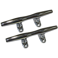 1188DP4CHR     Perko 4" Open Base Cleat - Chrome Plated Zinc - Pair     34460