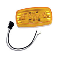 401585KIT     Wesbar LED Clearance/Side Marker Light - Amber #58 w/Pigtail     36061