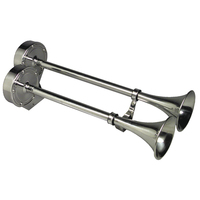 10028     Schmitt &amp; Ongaro Deluxe All-Stainless Dual Trumpet Horn - 12V     41510