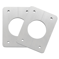 BP-150BSY-320-1     TACO Backing Plates f/Grand Slam Outriggers - Anodized Aluminum     42105