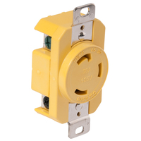 305CRR     Marinco 305CRR 30A Receptacle - Yellow - 125V     42658