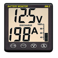 BM-2     Clipper BM-2 Battery Monitor w/Shunt - 200Amp     44224