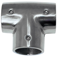 6143C     Whitecap 1" O.D. 90° SS Tee Rail Fitting     44647