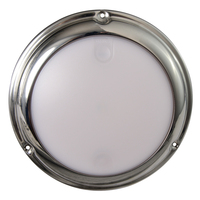 101098     Lumitec TouchDome - Dome Light - Polished SS Finish - 2-Color White/Red Dimming     46327