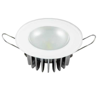 113198     Lumitec Mirage - Flush Mount Down Light - Glass Finish - 3-Color Red/Blue Non Dimming w/White Dimming     46559