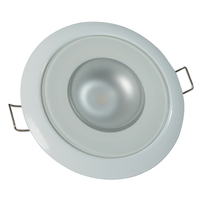 113120     Lumitec Mirage - Flush Mount Down Light - Glass Finish/White Bezel - 4-Color White/Red/Blue/Purple Non-Dimming     46567