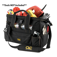 1534     CLC 1534 16" Tool Bag w/ Top-Side Plastic Parts Tray     46887