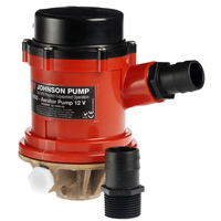 16004B     Johnson Pump Pro Series 1600 GPH Tournament Livewell/Baitwell Pump  - 12V     47008