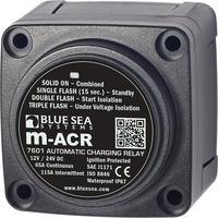 7601     Blue Sea 7601 DC Mini ACR Automatic Charging Relay - 65 Amp     47525